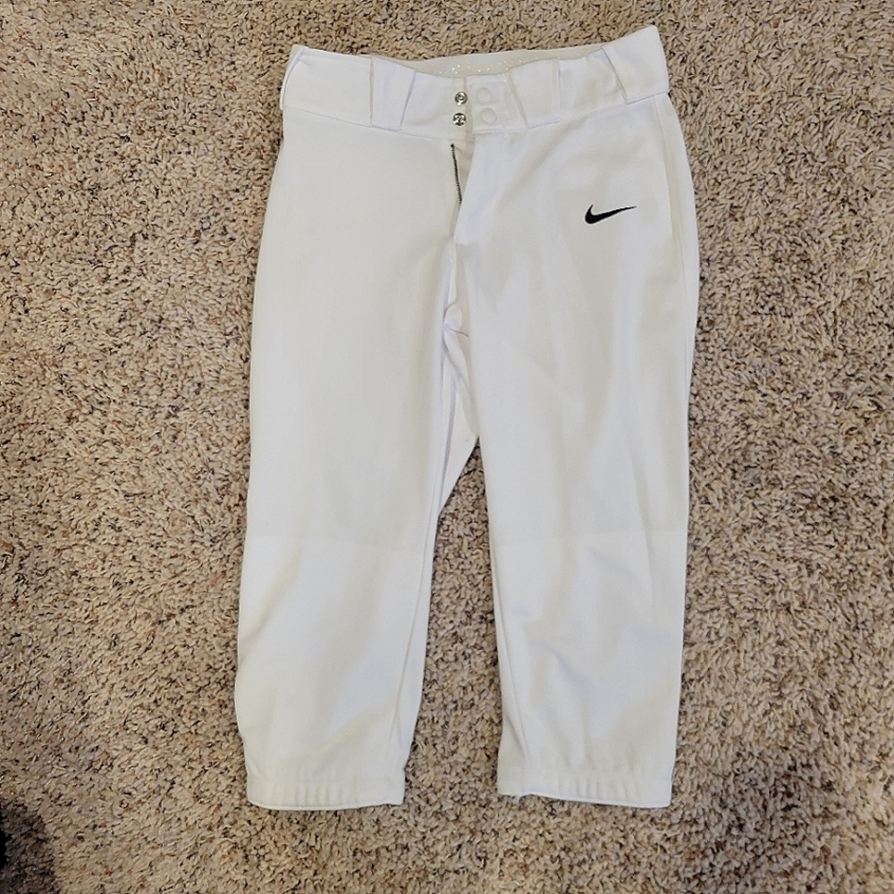 Nike White Softball Pants size S